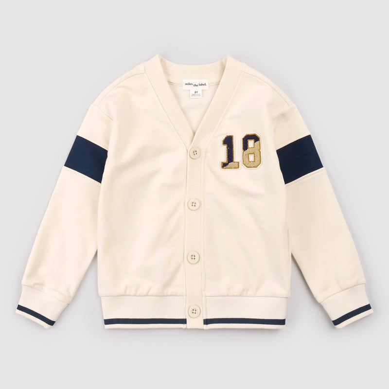Varsity Birch Knit Cardigan | Miles the Label