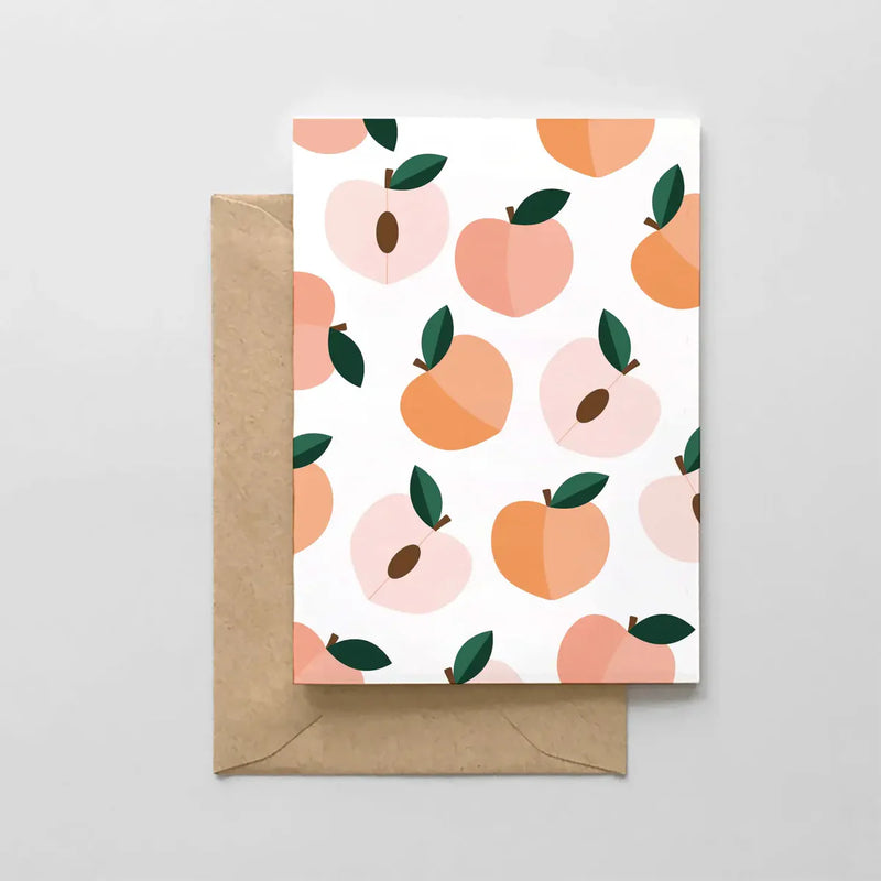 Blank Card | Peaches - Home & Well 