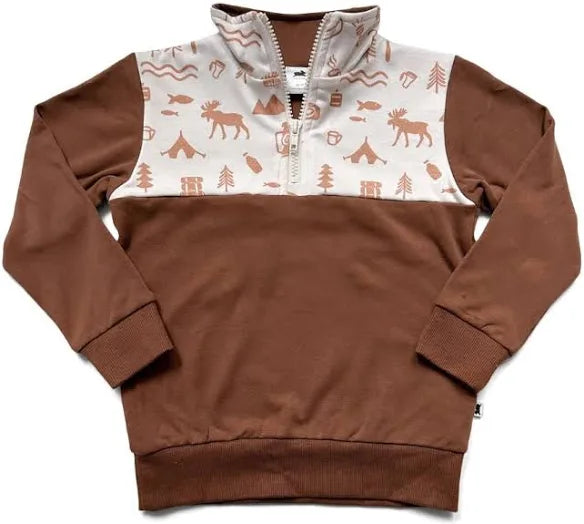 Bamboo Fleece Half Zip | Little & Lively