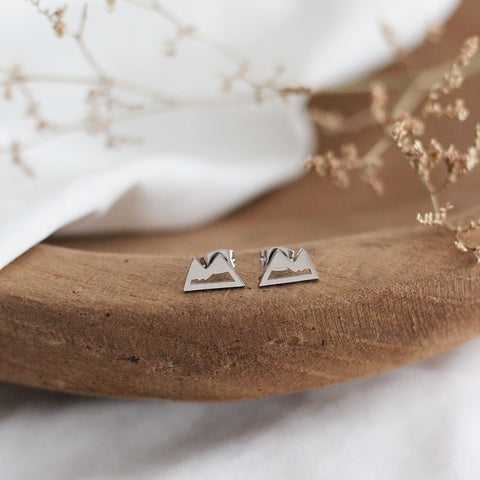 Mini Mountain Earrings