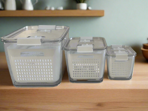 Fridge Organization | Set of 3 | Food storage containers