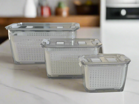 Fridge Organization | Set of 3 | Food storage containers