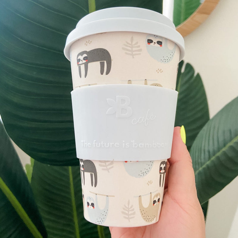 Eco-Friendly Reusable Bamboo Fiber Cup - Sustainable Travel Mug-  Take Your Time - INNER 6