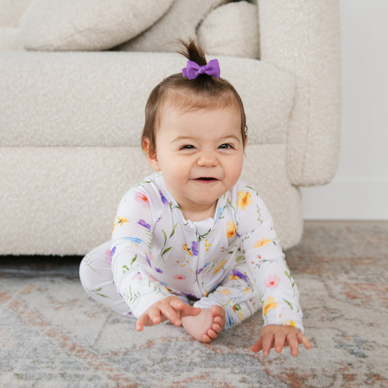 Wildflower Bamboo Zippered Romper