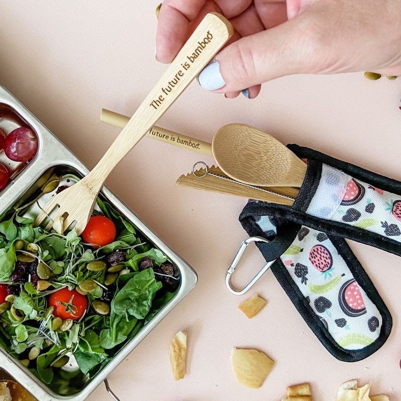 Bamboo Utensil Kit BLACK/NOIR - INNER 12