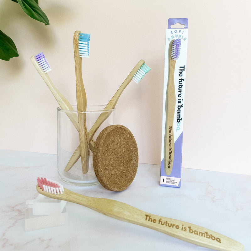 Eco-Friendly Adult Soft Bamboo Toothbrushes -  INNER 12