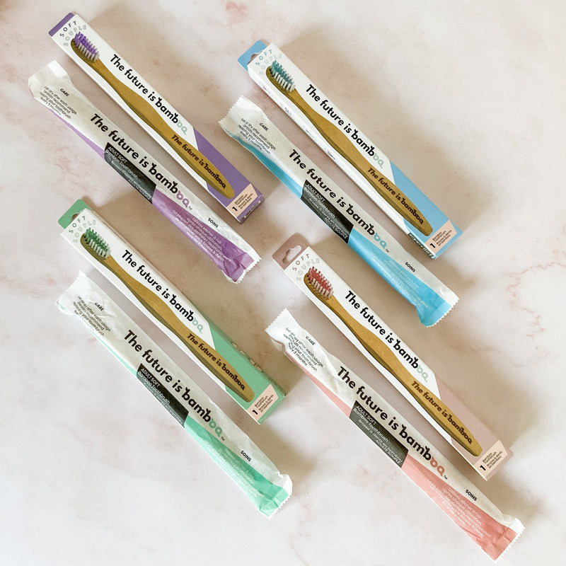 Eco-Friendly Adult Soft Bamboo Toothbrushes -  INNER 12