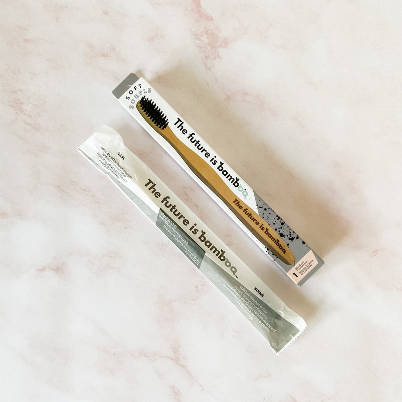 Charcoal Bamboo Toothbrushes - INNER 12