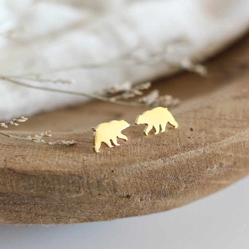 Mini Bear Earrings