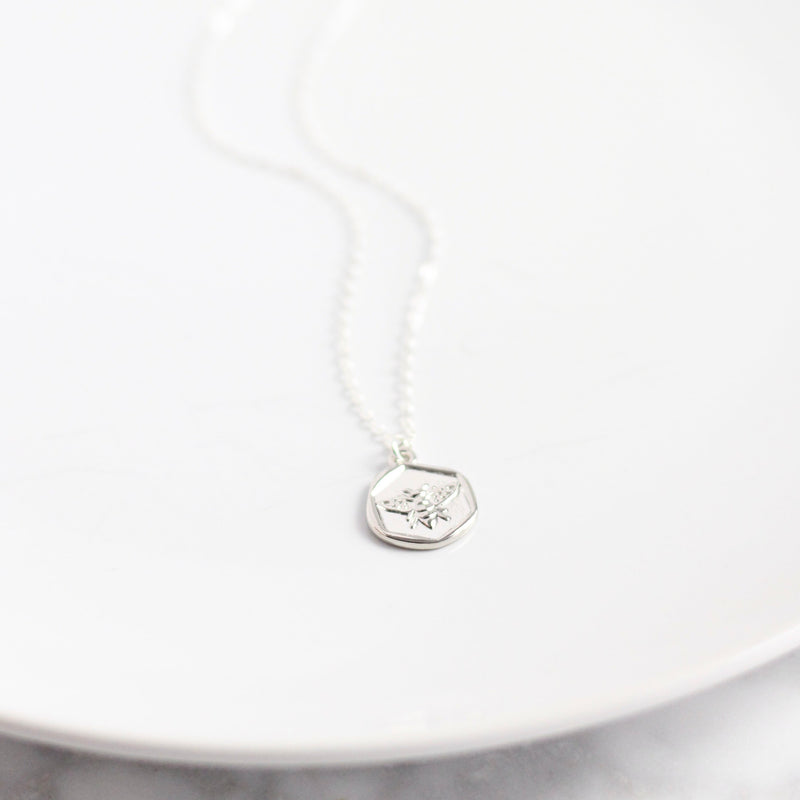 Bee Medallion Necklace