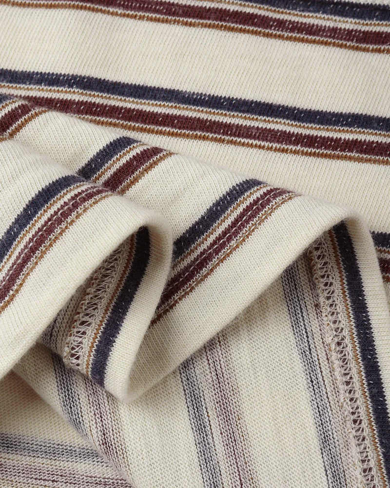 Relaxed Long Sleeve Tee | Vintage Stripe | Rylee & Cru