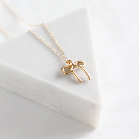 Bow Necklace