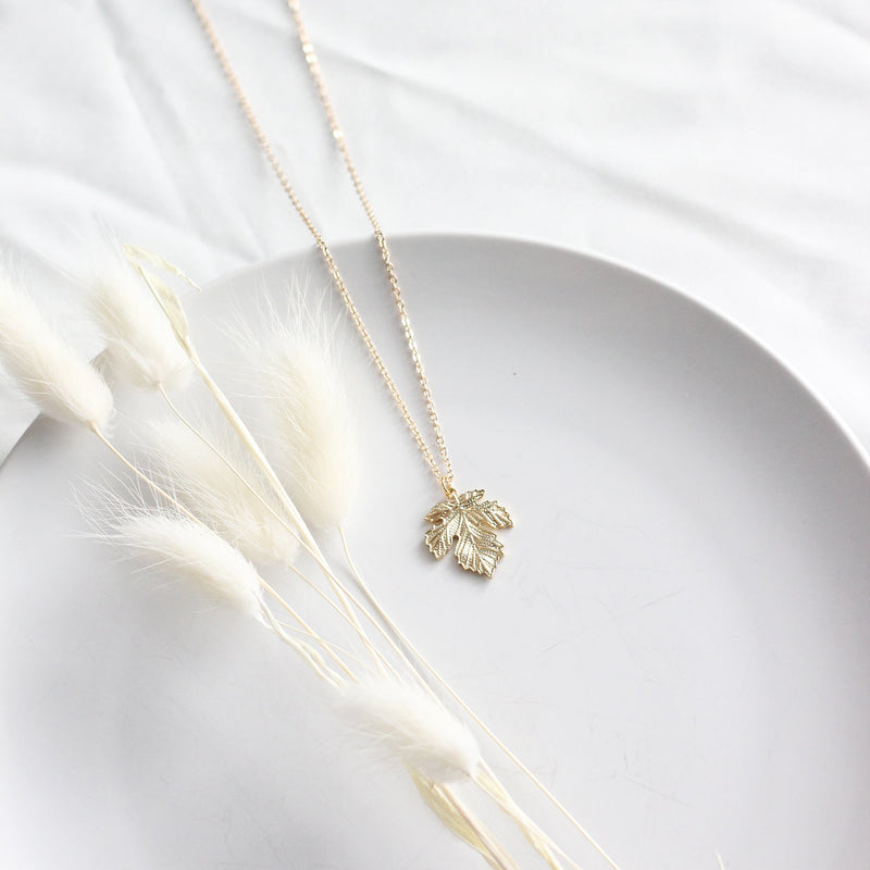Heirloom Maple Leaf Necklace