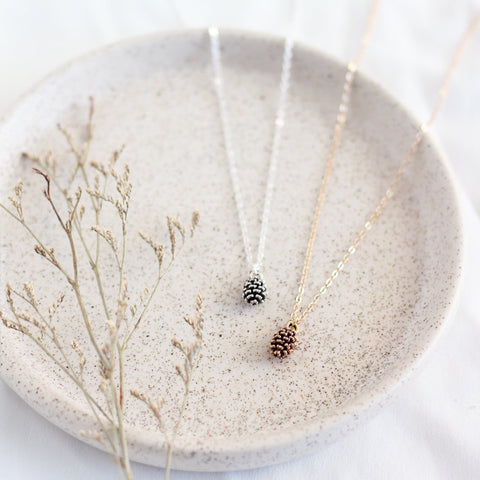 Mini Pine Cone Necklace