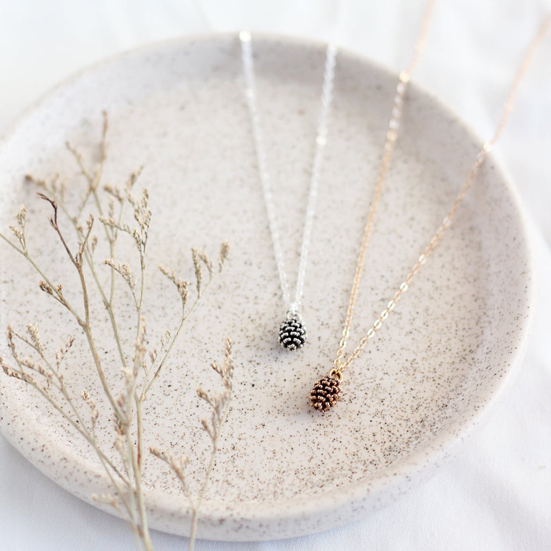 Mini Pine Cone Necklace
