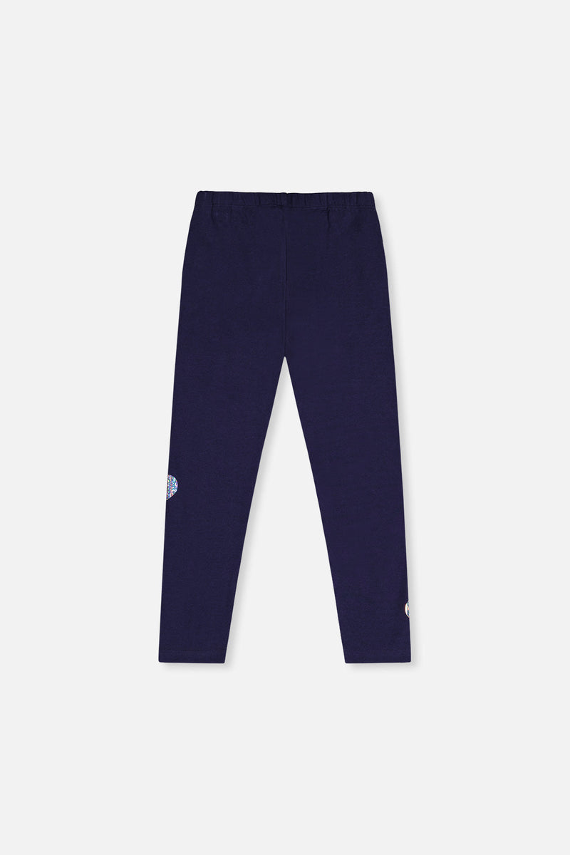 Organic Cotton Leggings Dark Blue