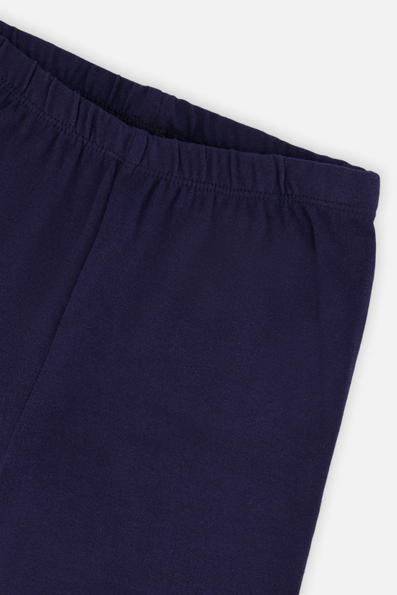 Organic Cotton Leggings Dark Blue