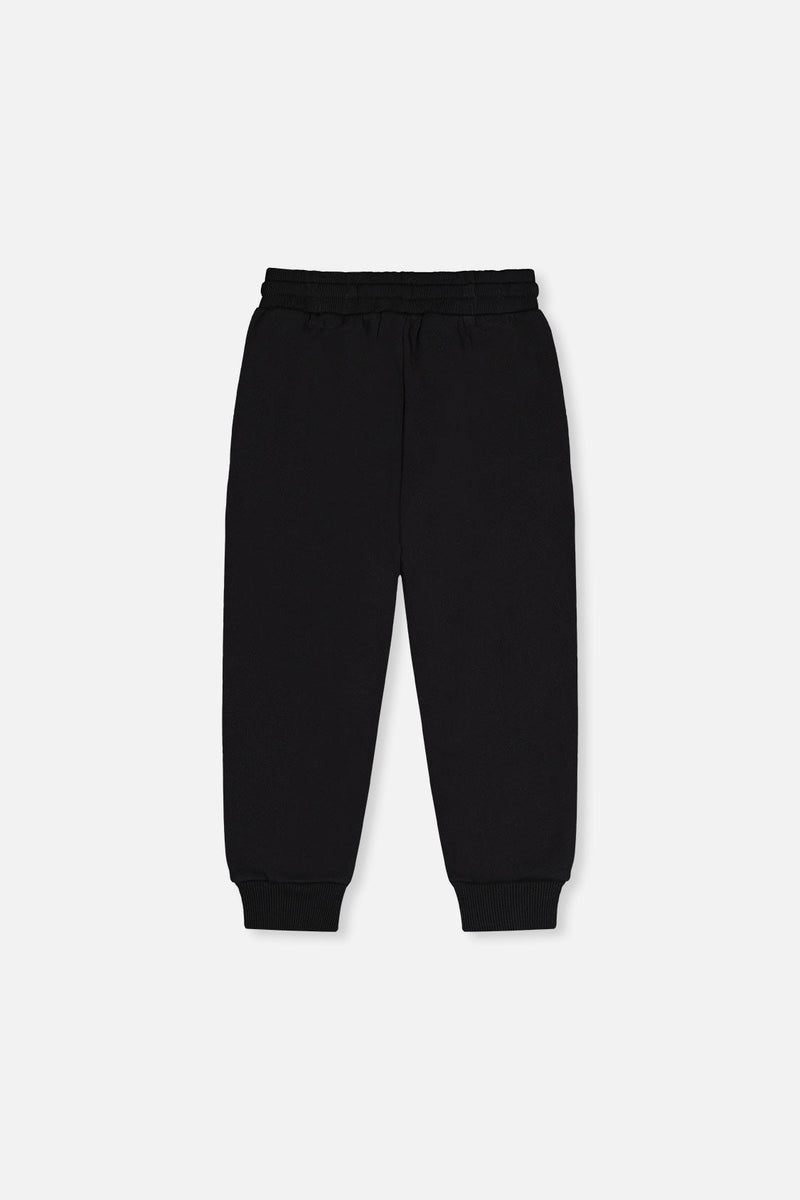 Fleece Sweatpants With Pockets Black