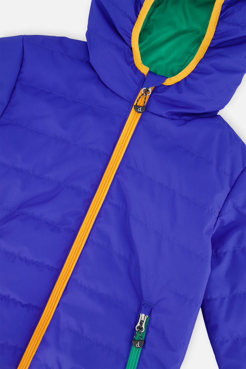 Quilted Mid-Season Jacket Royal Blue