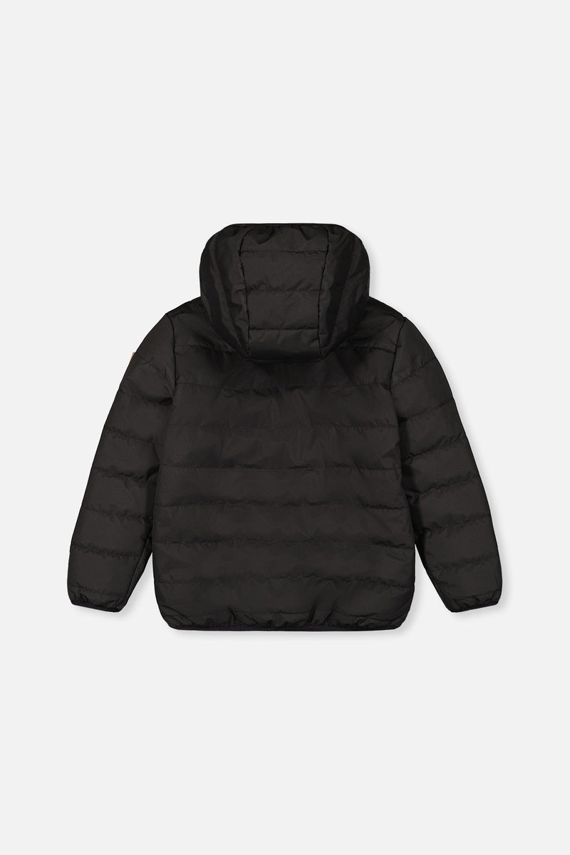 Insulating Quilted Mid-Season Jacket Black
