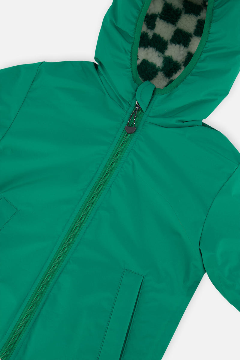 Reversible Mid-Season Jacket Forest Green