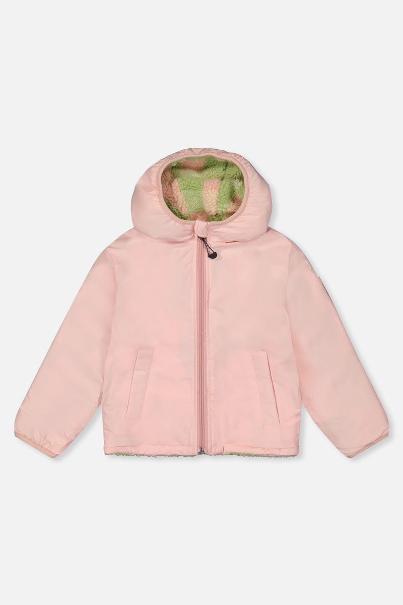 Reversible Mid-Season Jacket Pale Dusty Pink