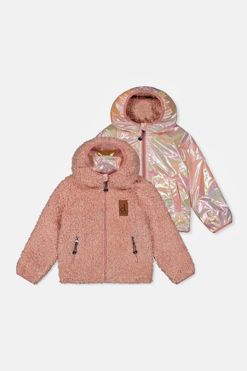 Reversible Mid-Season Jacket Pink