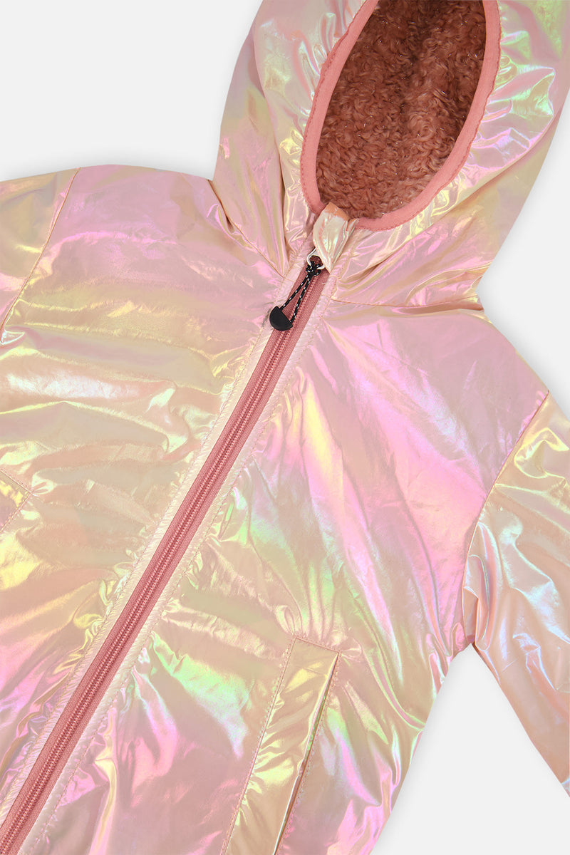 Reversible Mid-Season Jacket Pink