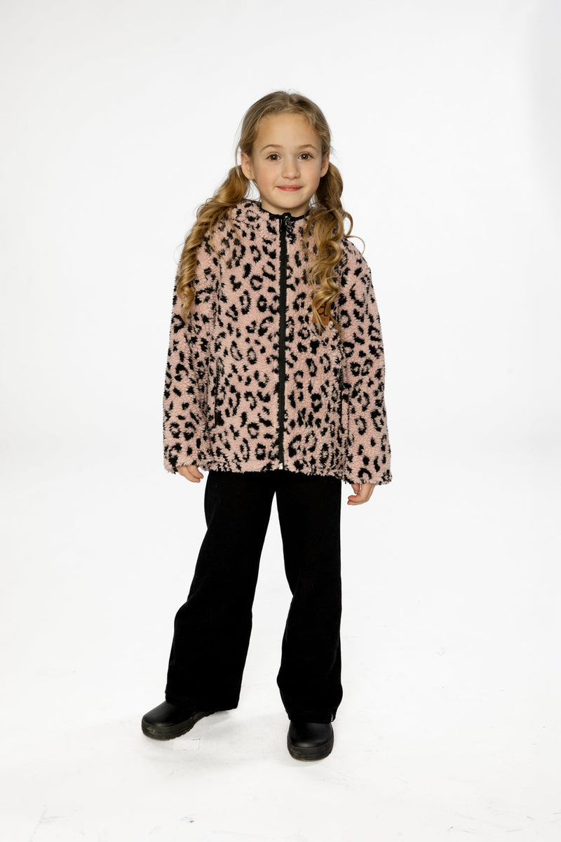 Reversible Mid-Season Jacket Pink And Black