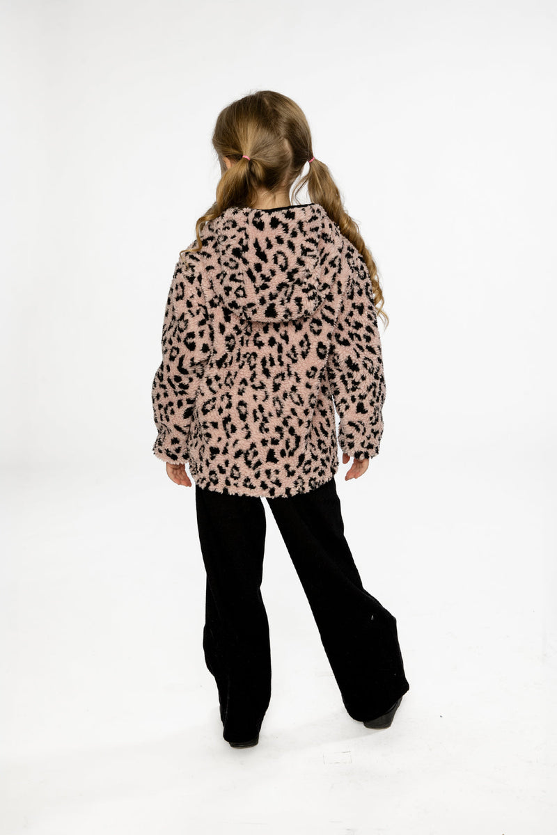 Reversible Mid-Season Jacket Pink And Black