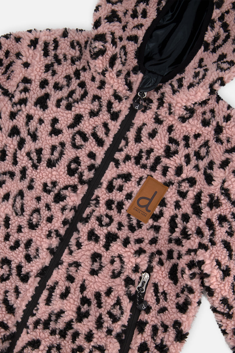 Reversible Mid-Season Jacket Pink And Black