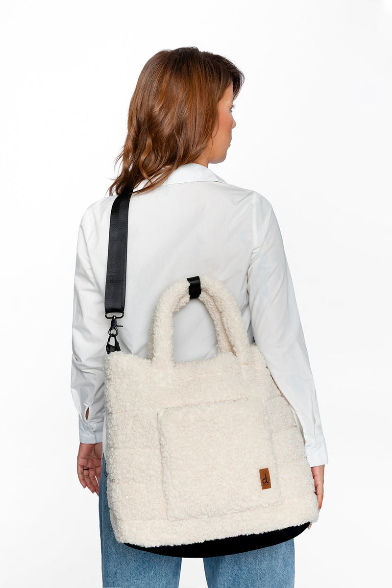 Diaper Bag Off-White With Changing Mat