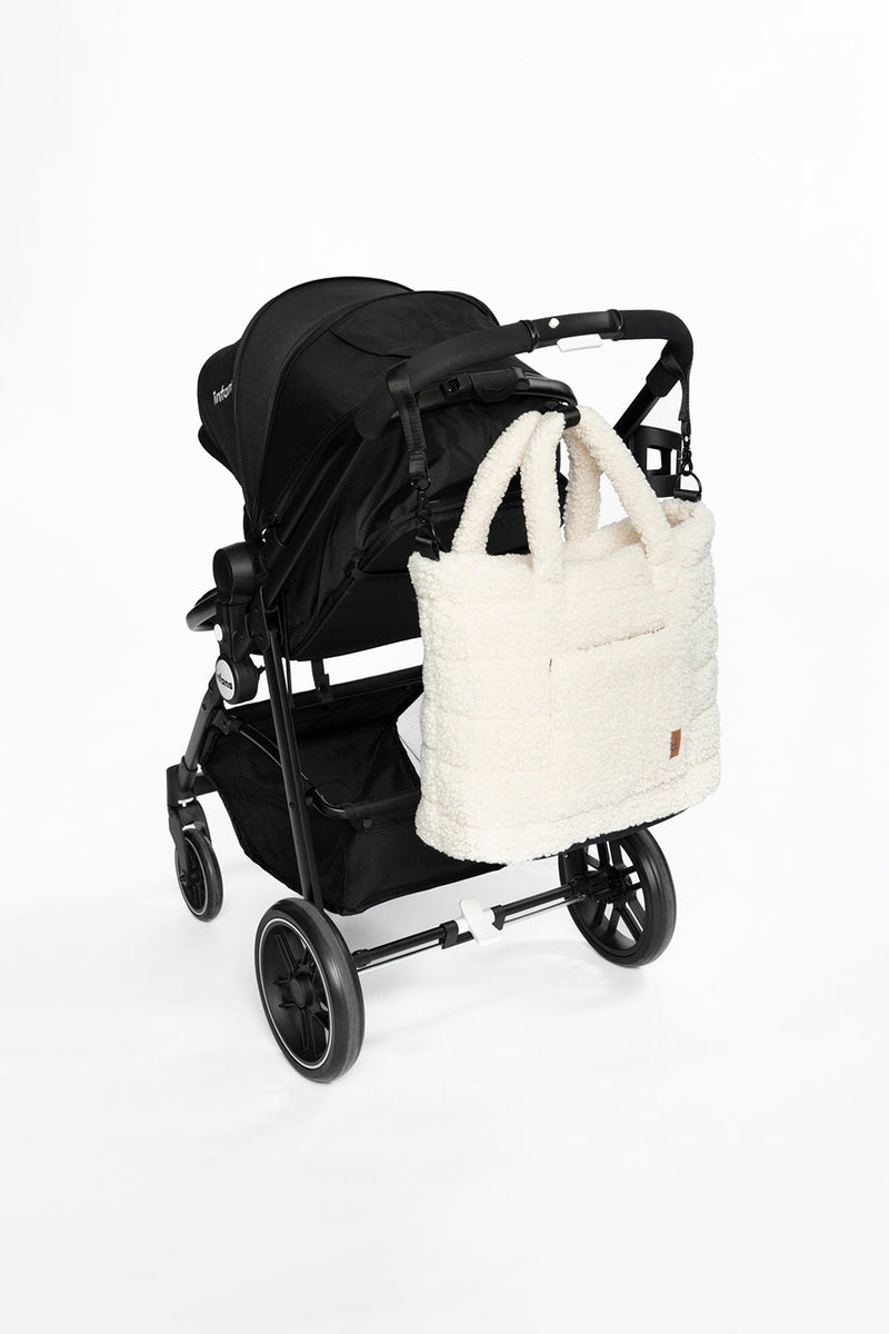 Diaper Bag Off-White With Changing Mat