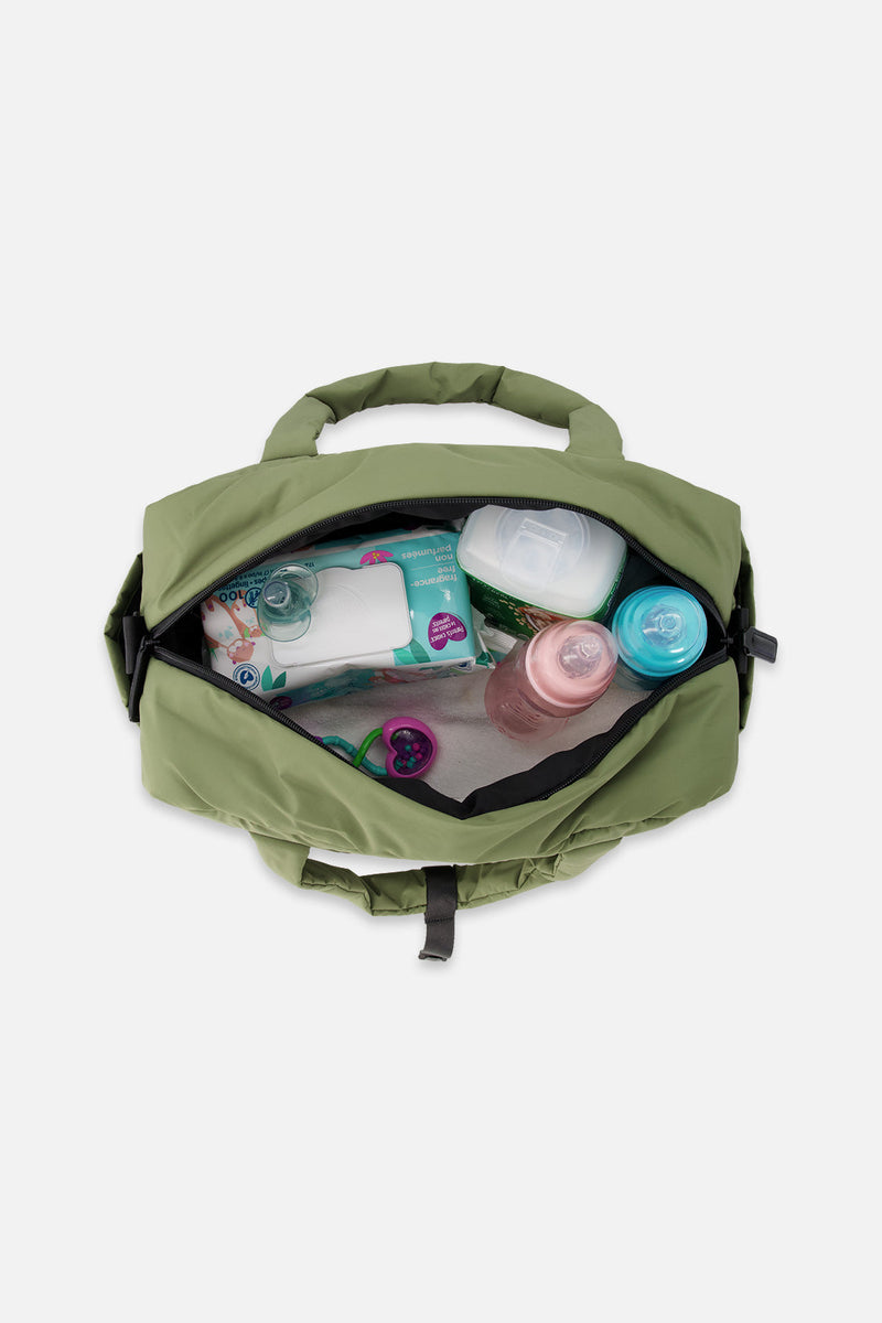 Diaper Bag With Changing Mat Olive Green
