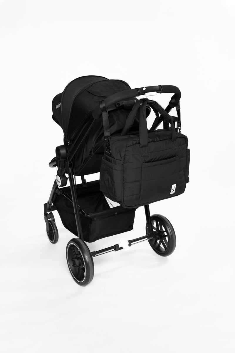 Diaper Bag With Changing Mat Black