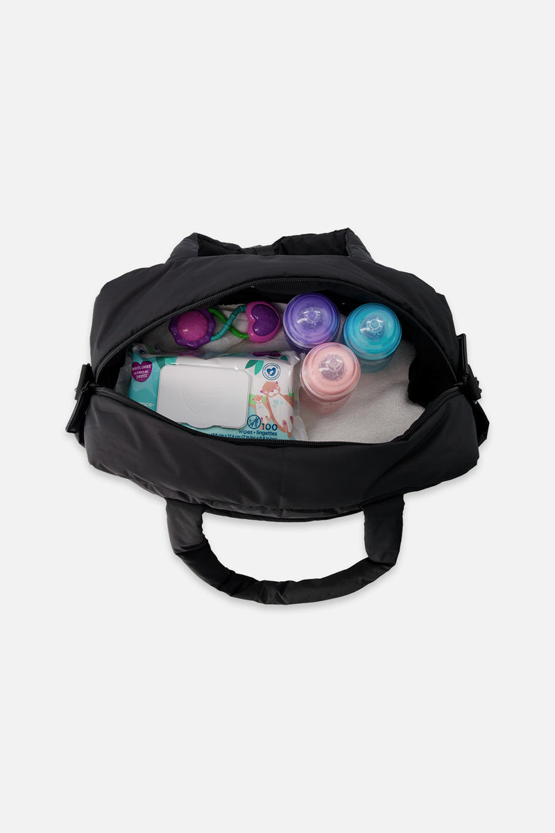 Diaper Bag With Changing Mat Black