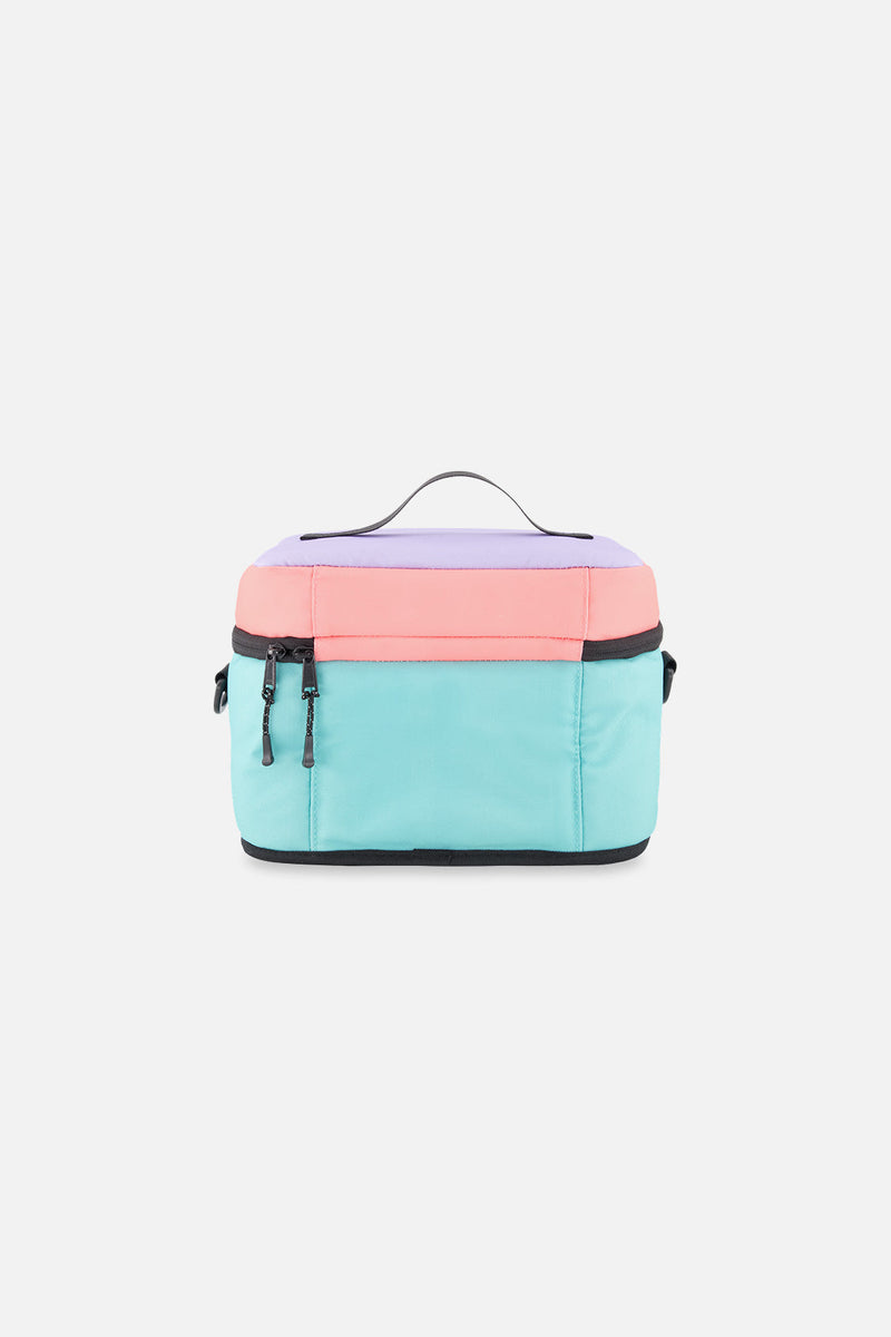 Lunch Box Lavender, Turquoise And Orange