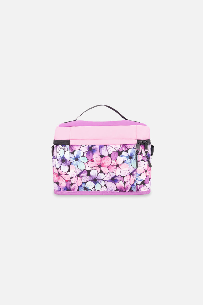 Lunch Box Black Floral Print