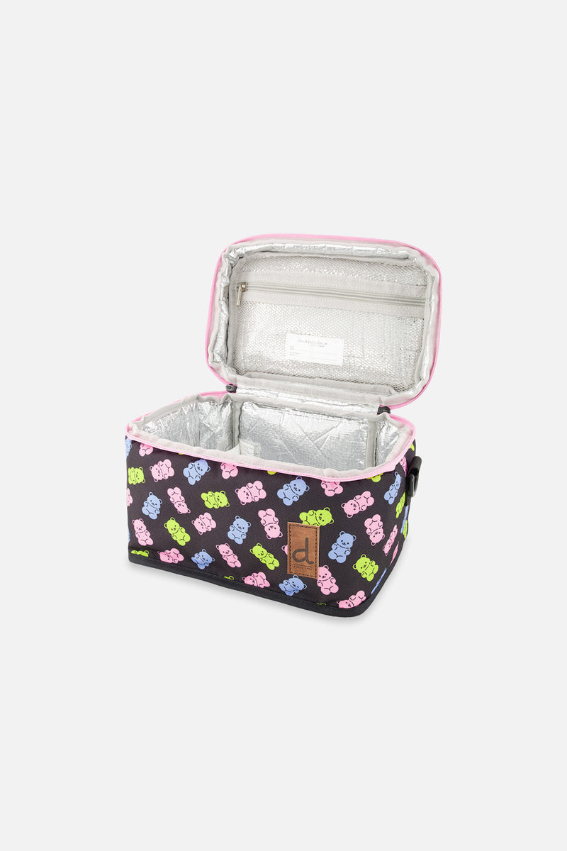 Lunch Box Black Printed Gummy Bears