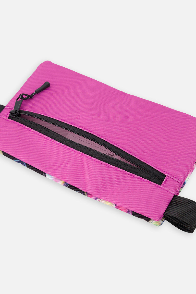 Pencil Case Black Printed With Hearts