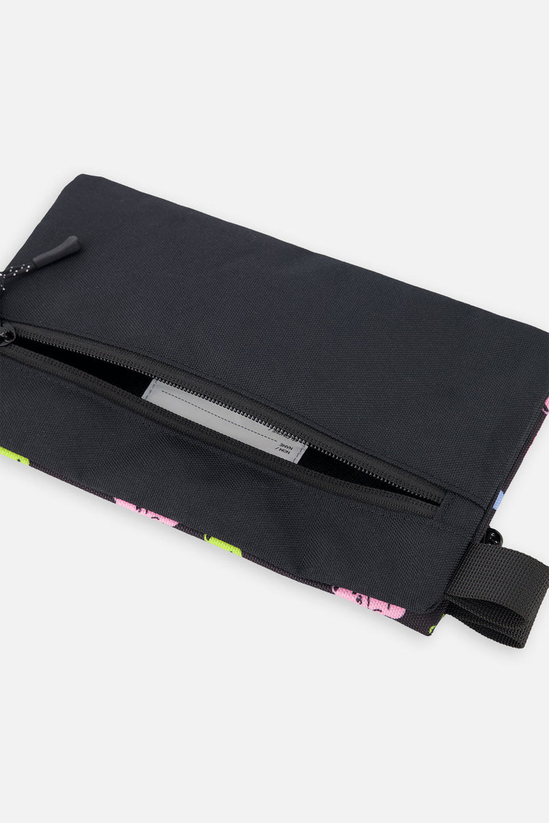 Pencil Case Black Printed Gummy Bears