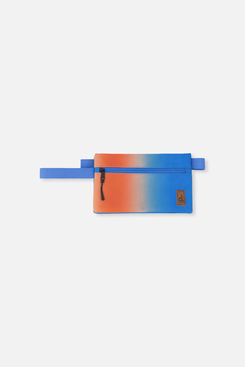 Pencil Case Blue And Orange Gradient