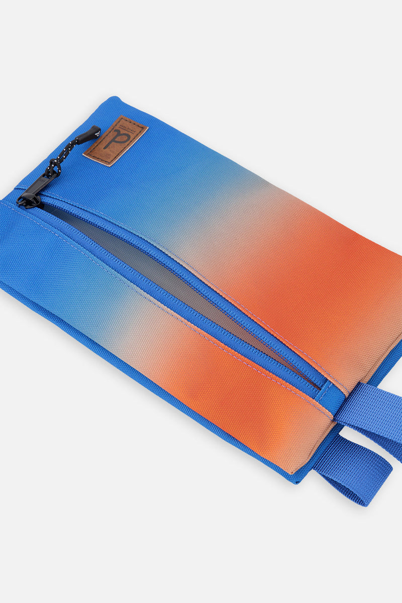 Pencil Case Blue And Orange Gradient
