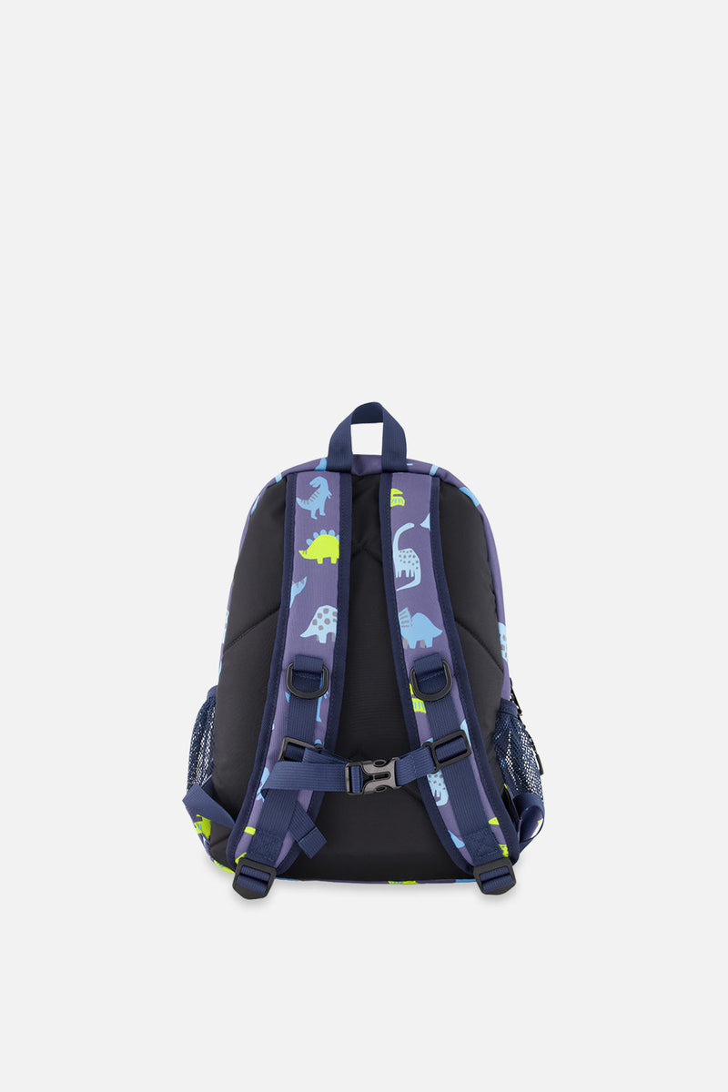 Little Kids Backpack Blue Printed Dinos