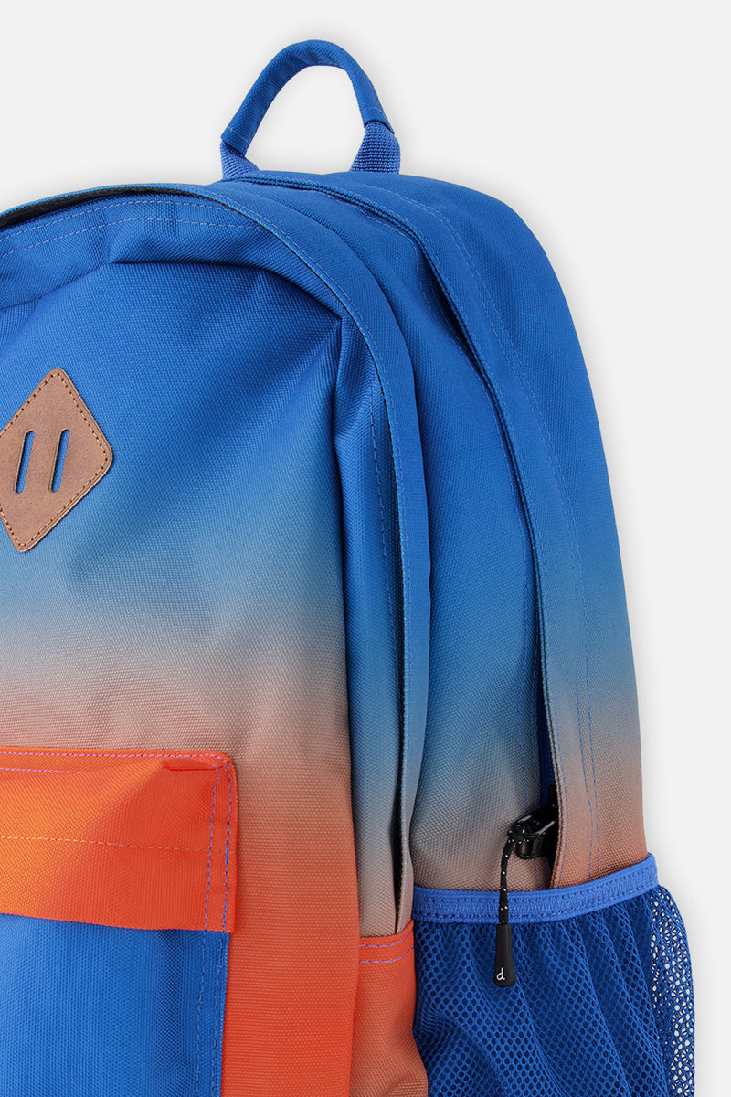 Kids Backpack Blue And Orange Gradient