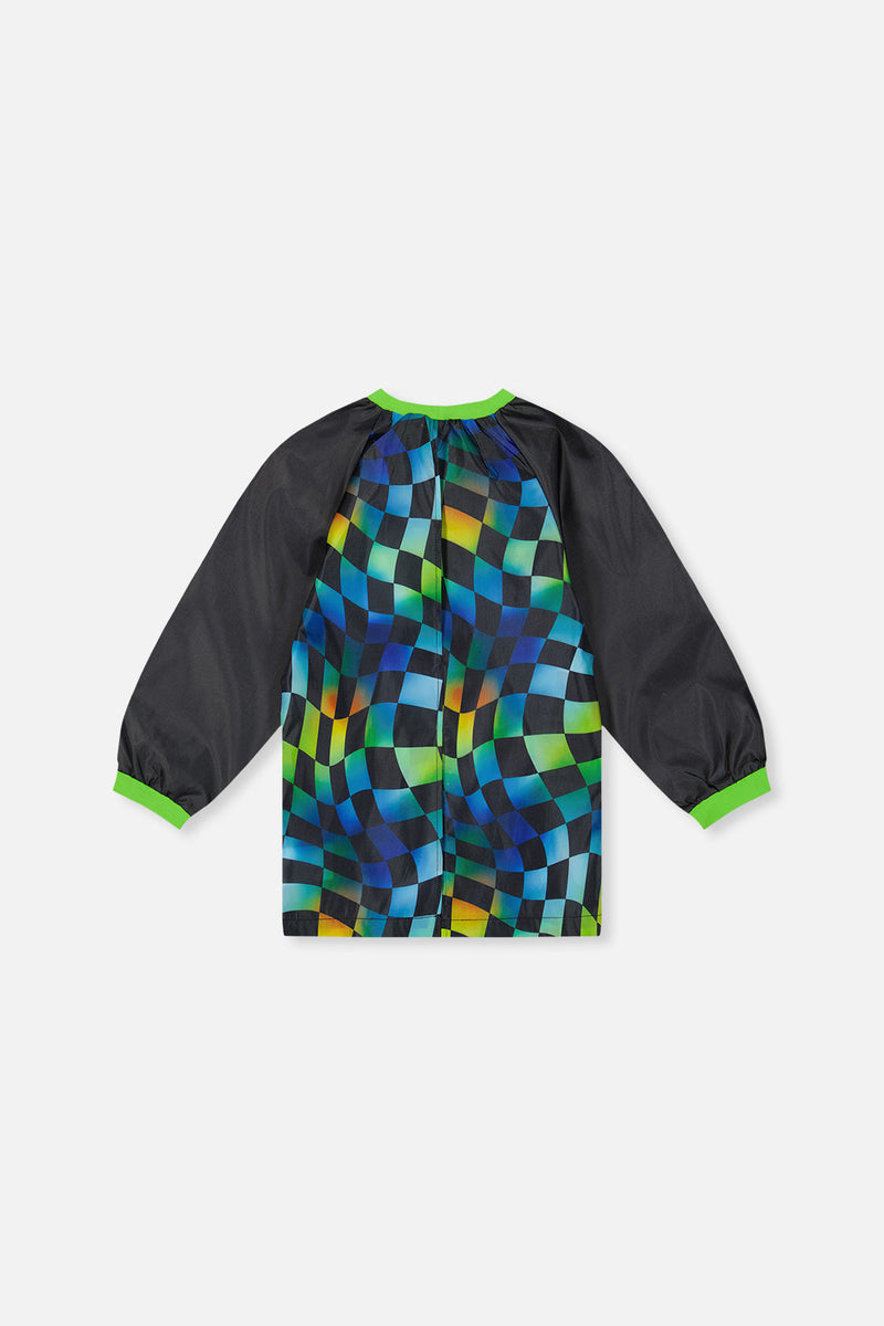 Apron Blue Checkered Print