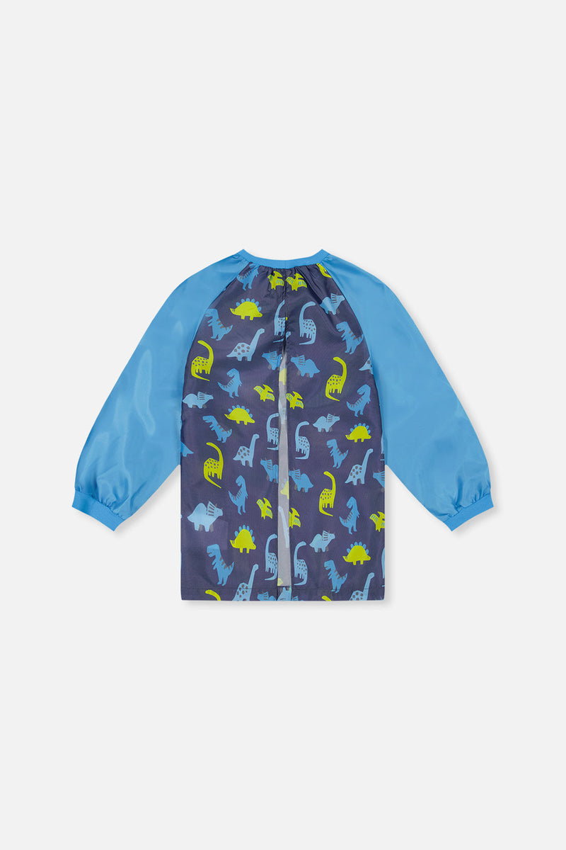 Apron Blue Printed Dinos
