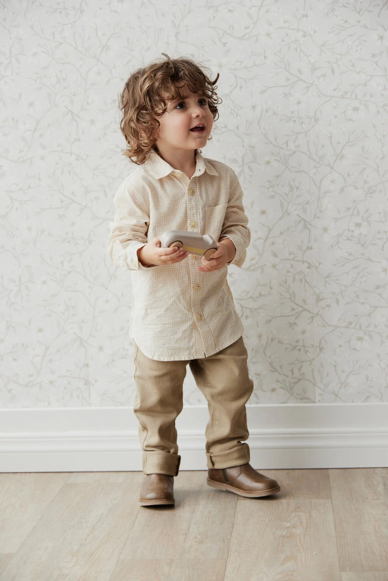 Austin Cotton Twill Pant | Jamie Kay | Woodsmoke