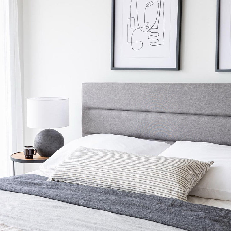 Justin King Storage Bed - Stone