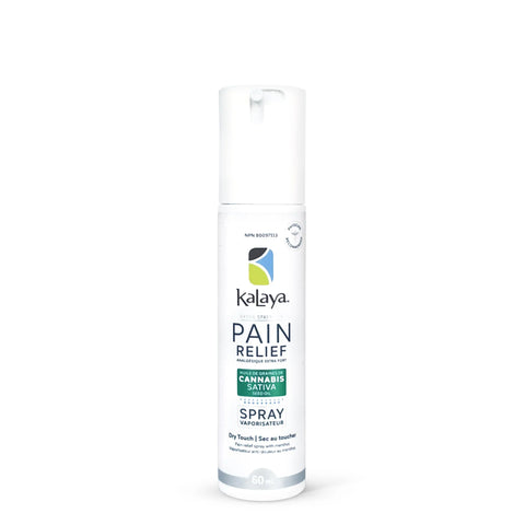 KaLaya Extra Strength Pain Relief Spray with Cannabis Sativa Seed Oil, 60mL - Home & Well 